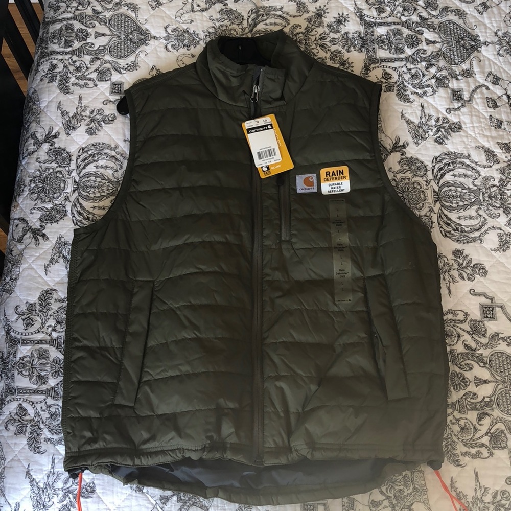 Carhartt Large Army Green Vest